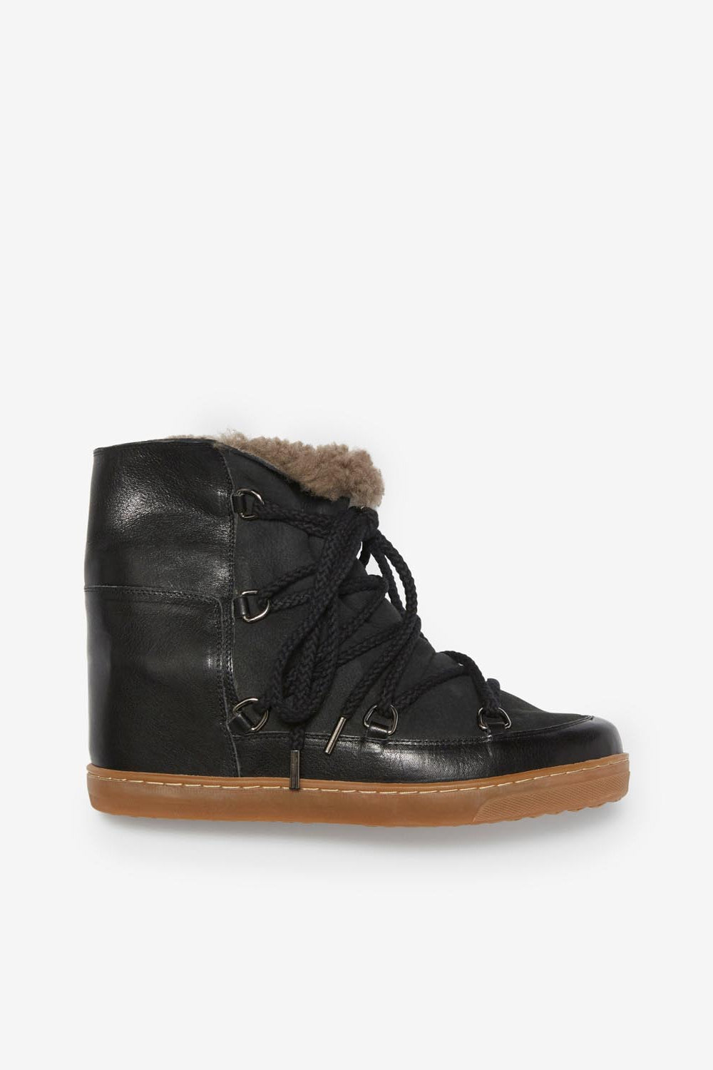 Nowles shearling-lined snow boots - 黒 - Woman - 1