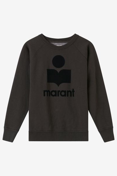 Sweatshirt logo milly - Noir délavé - Woman - 1