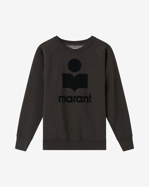 Sweatshirt milly Woman Schwarz gewaschen 1