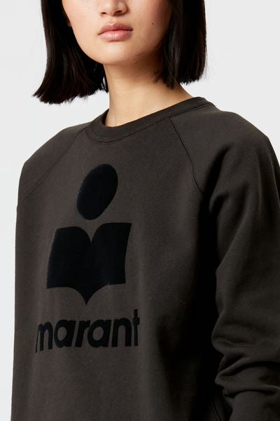 Sweatshirt logo milly - Noir délavé - Woman - 3