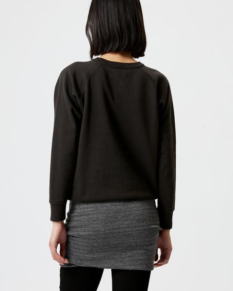 Sweatshirt milly Woman Schwarz gewaschen 3