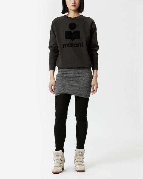 Sweatshirt milly Woman Schwarz gewaschen 4