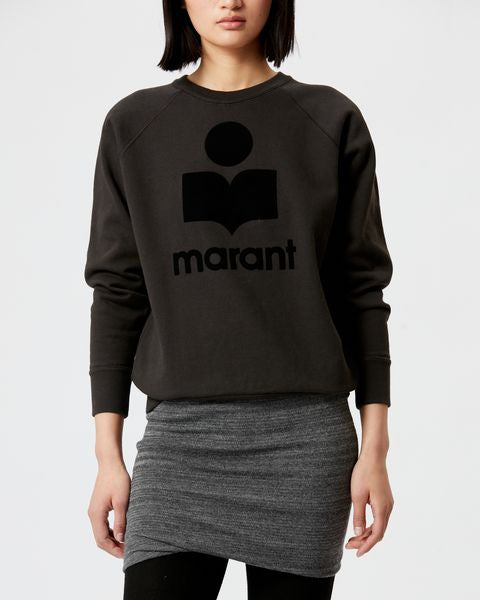 Sweatshirt milly Woman Schwarz gewaschen 5