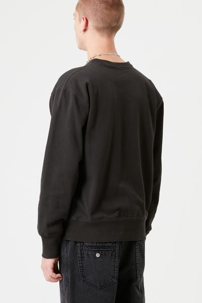 Mike cotton sweatshirt - Nero lavato - Man - 5