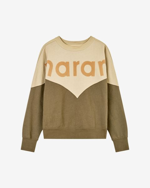 Houston sweatshirt Woman Khaki 1