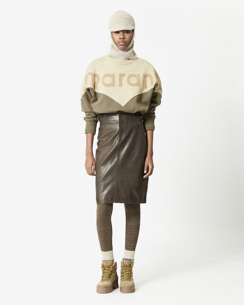Houston sweatshirt Woman Khaki 4