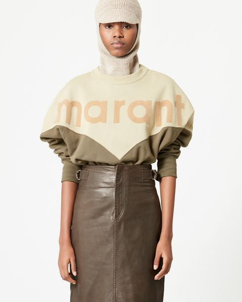 Houston sweatshirt Woman Khaki 5