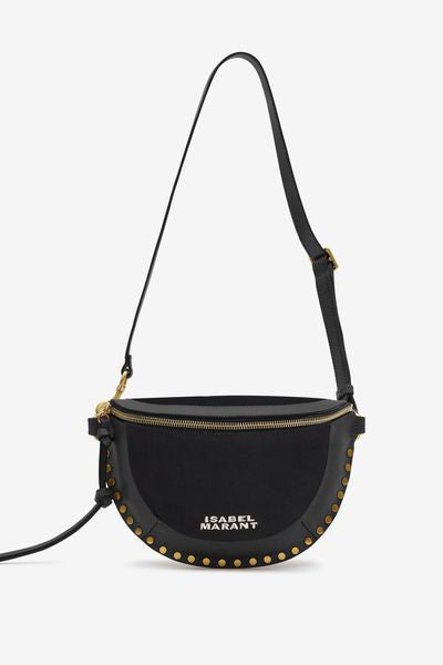 Skano leather belt bag - 黒 - Woman - 10