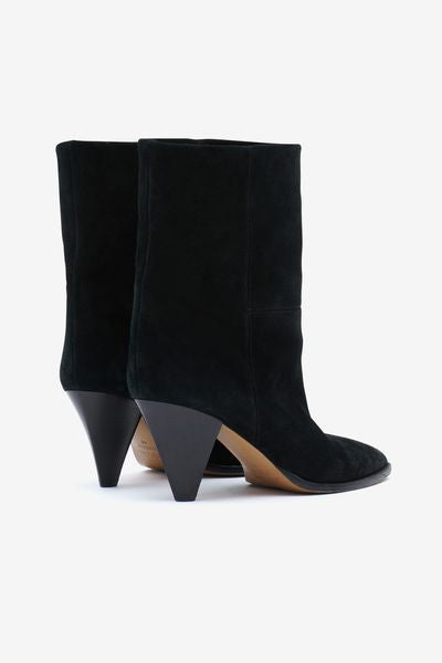 Rouxa suede ankle boots - 黒 - Woman - 3