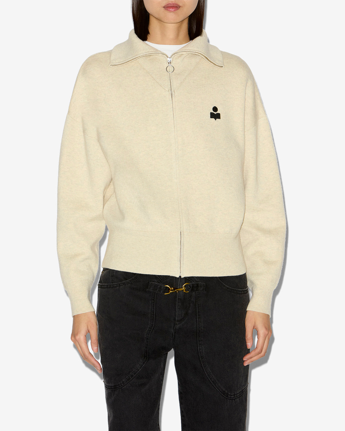 Axelle カーディガン Woman Light gray 5