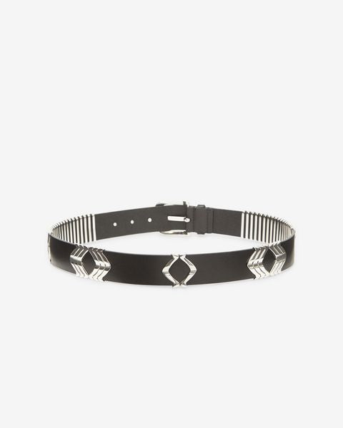 Cinturón tehora Woman Black and silver 2