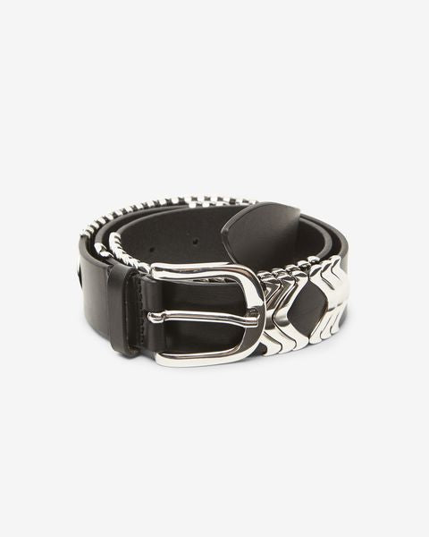 Cinturón tehora Woman Black and silver 4