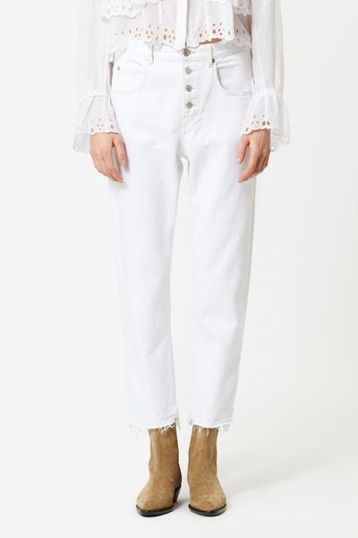 Belden regular jeans - 白 - Woman - 5