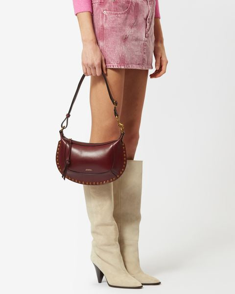 Oskan moon bag Woman Burgundy 8