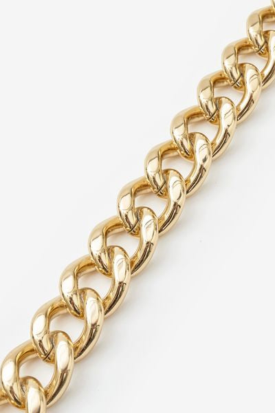 Links oversized chain necklace - Gold - Woman - 4