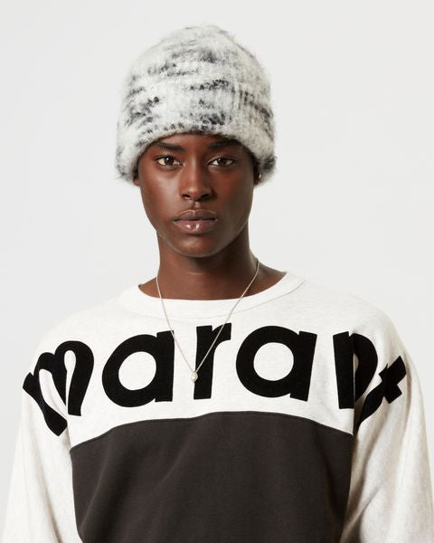 Howley felpa marant bicolore Man Nero lavato 8