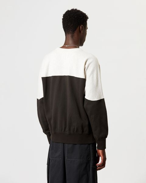Howley felpa marant bicolore Man Nero lavato 9