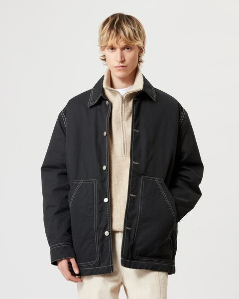 Lawrence jacket Man ウォッシュドブラック 5