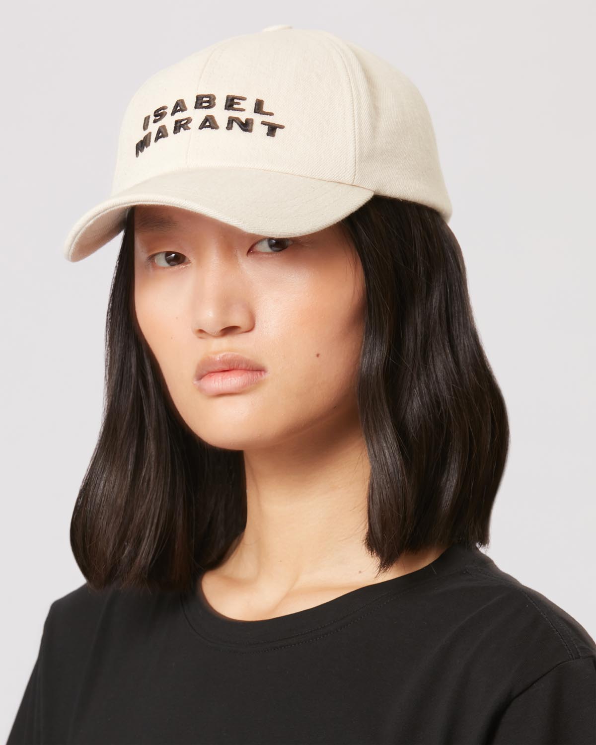 타이론 캡 Woman Ecru and black 3
