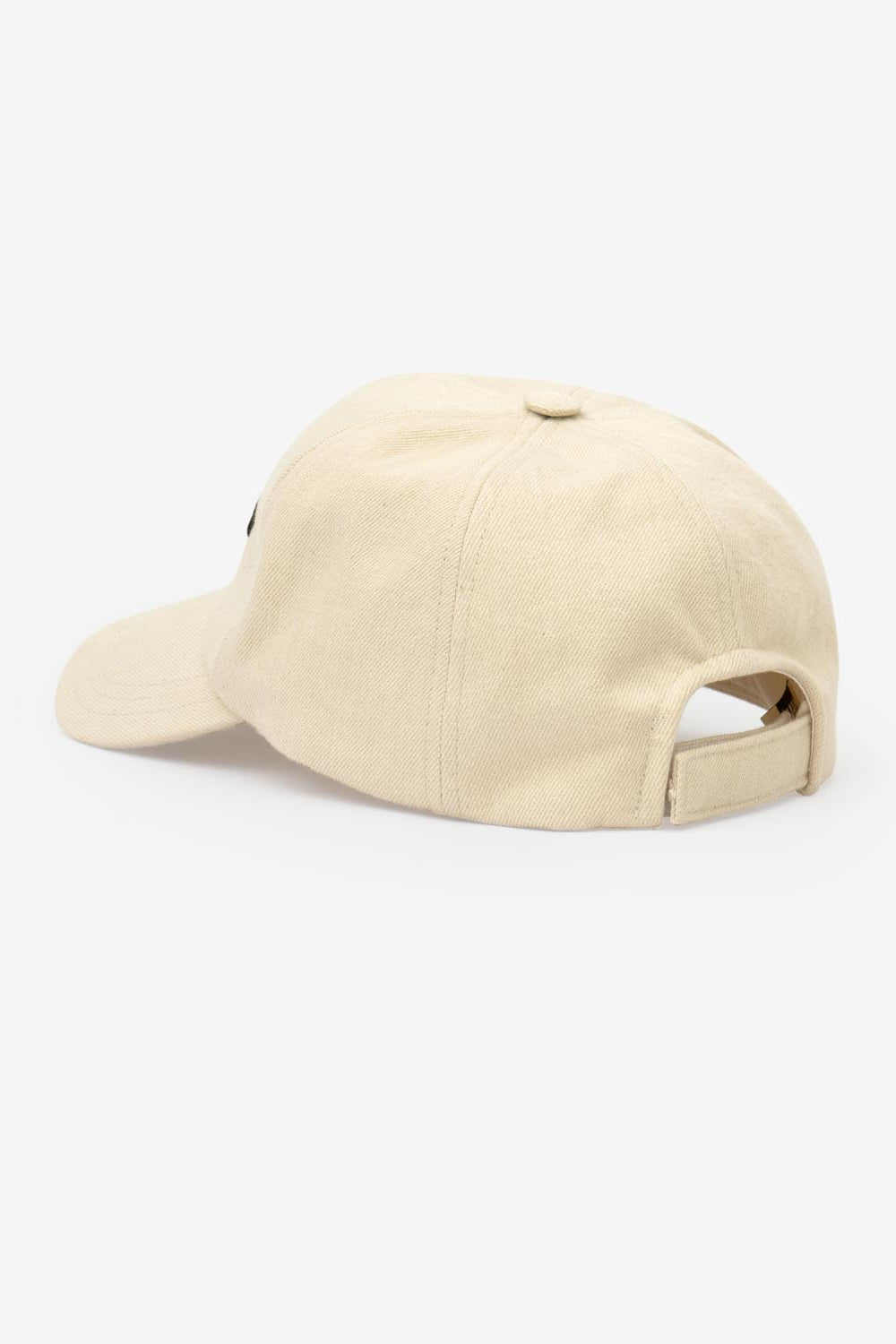 Tyron cap with embroided logo - Ecru and black - Man - 2