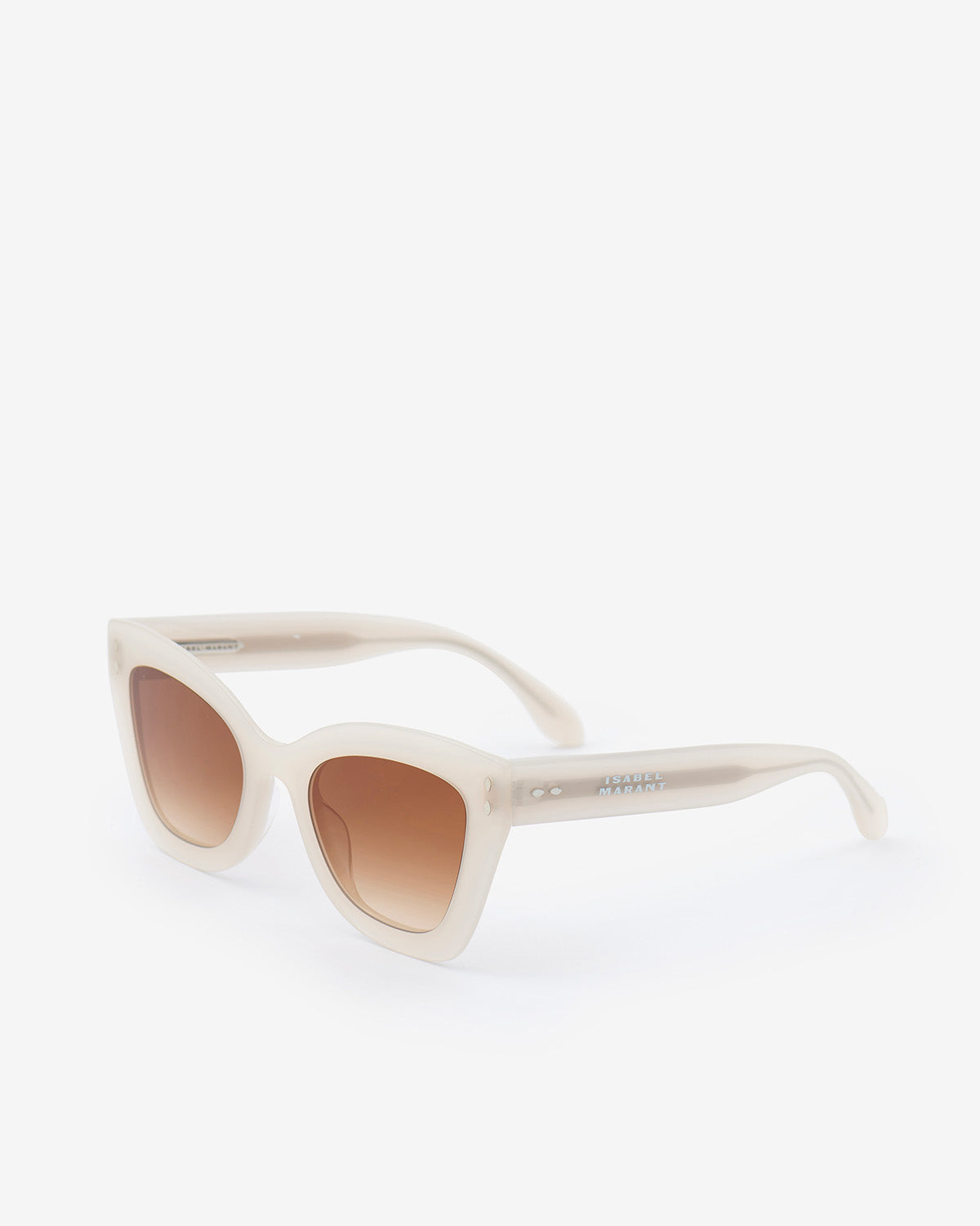 Lunettes de soleil louny Woman Ivoire-marron 1