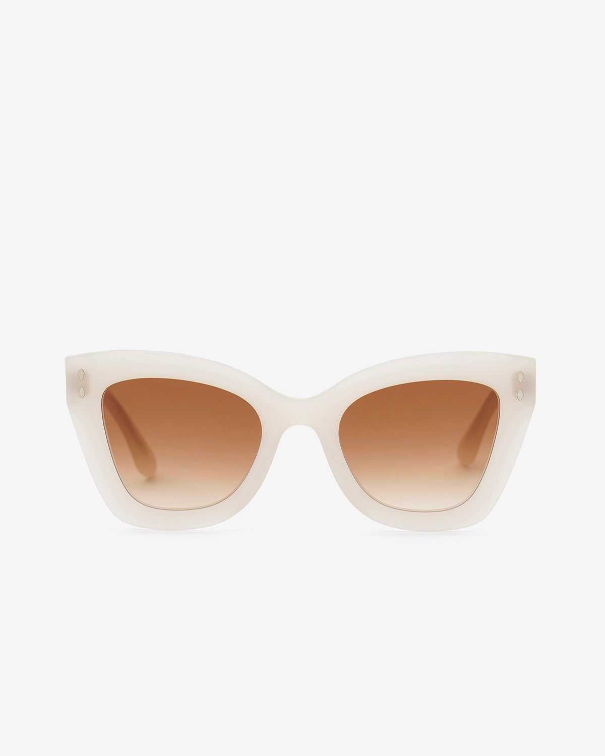 Lunettes de soleil louny Woman Ivoire-marron 2