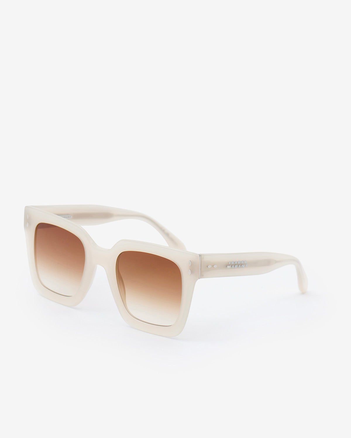 Ekly sunglasses Woman Ivory-brown shaded 1