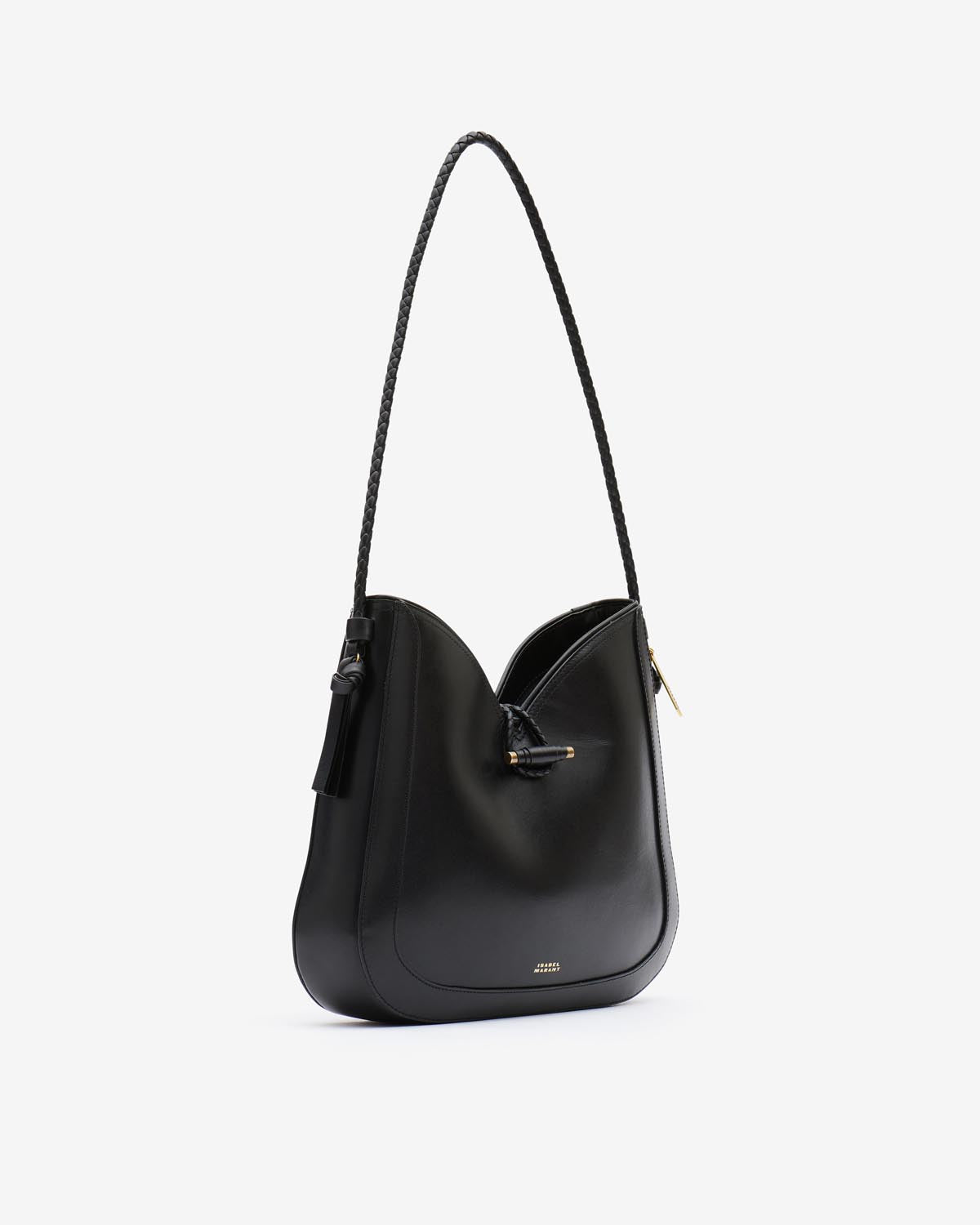 Vigo hobo レザー ショルダーバッグ Woman 黒 7