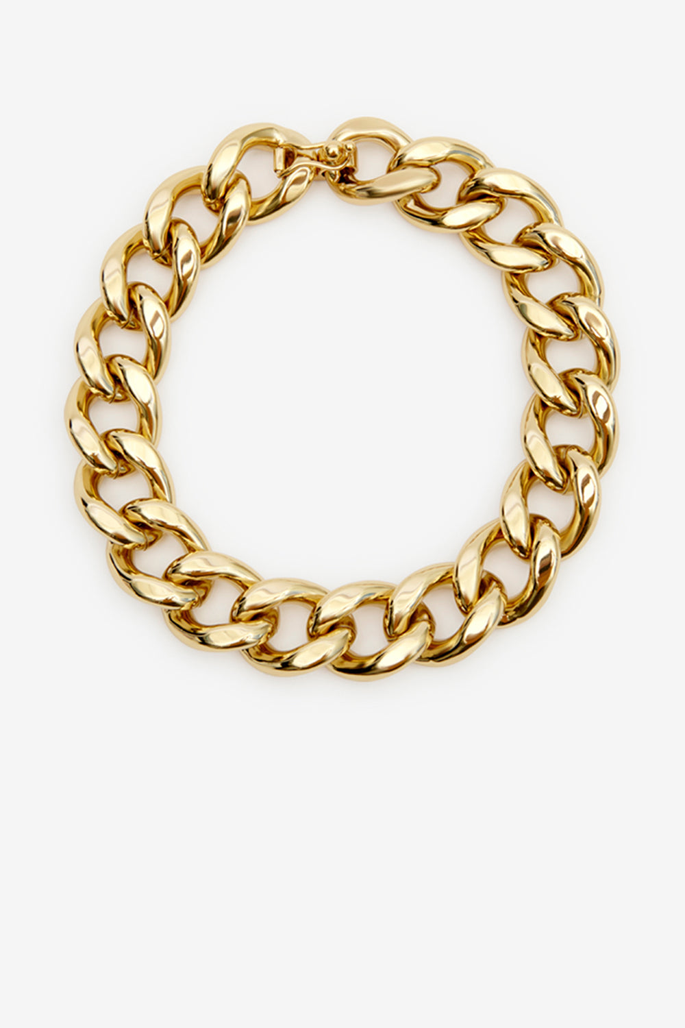 Links oversized chain necklace - Gold - Woman - 1