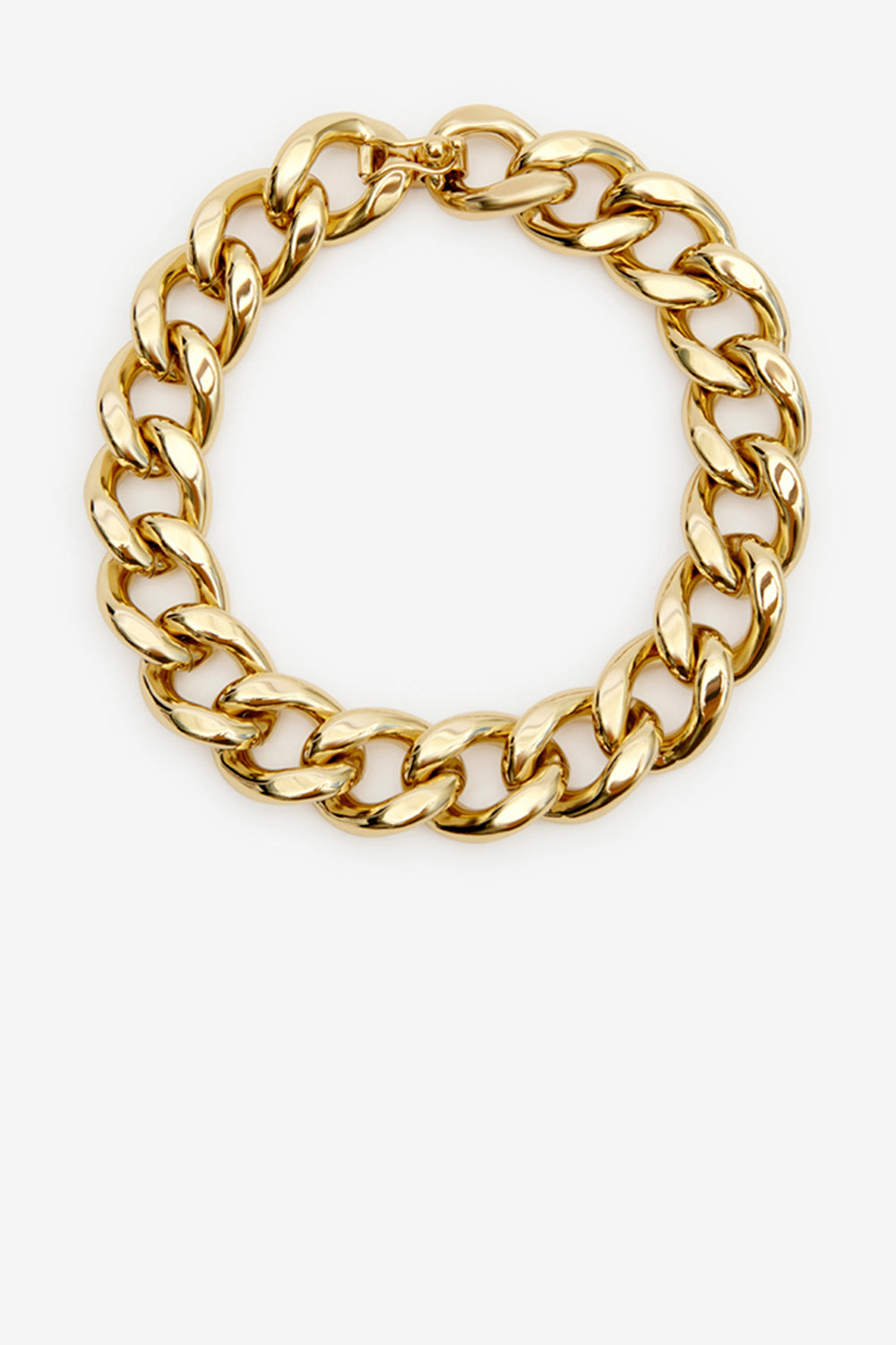 Links oversized chain necklace - Gold - Woman - 1