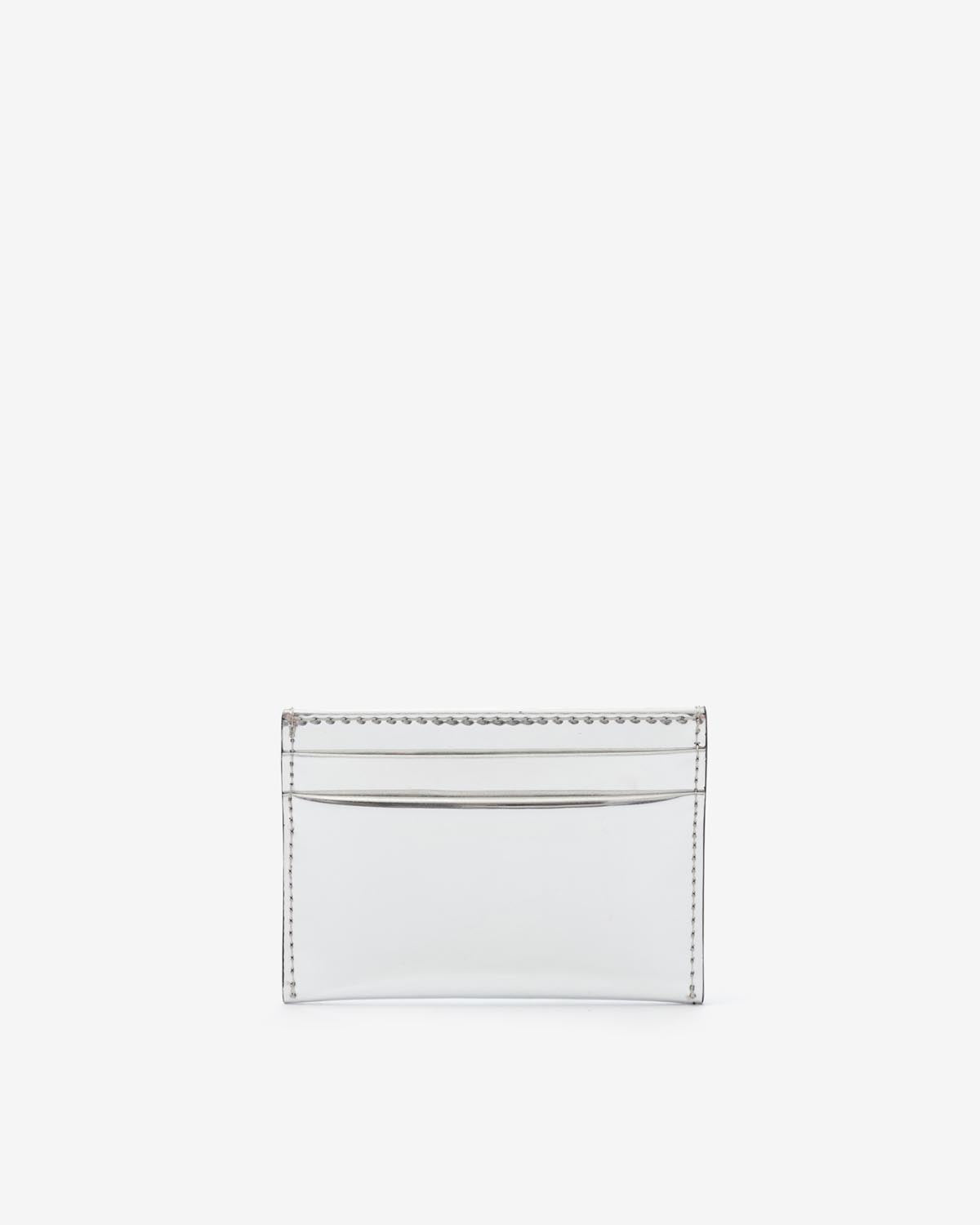 Chiba portacarte in pelle Woman Argento 2