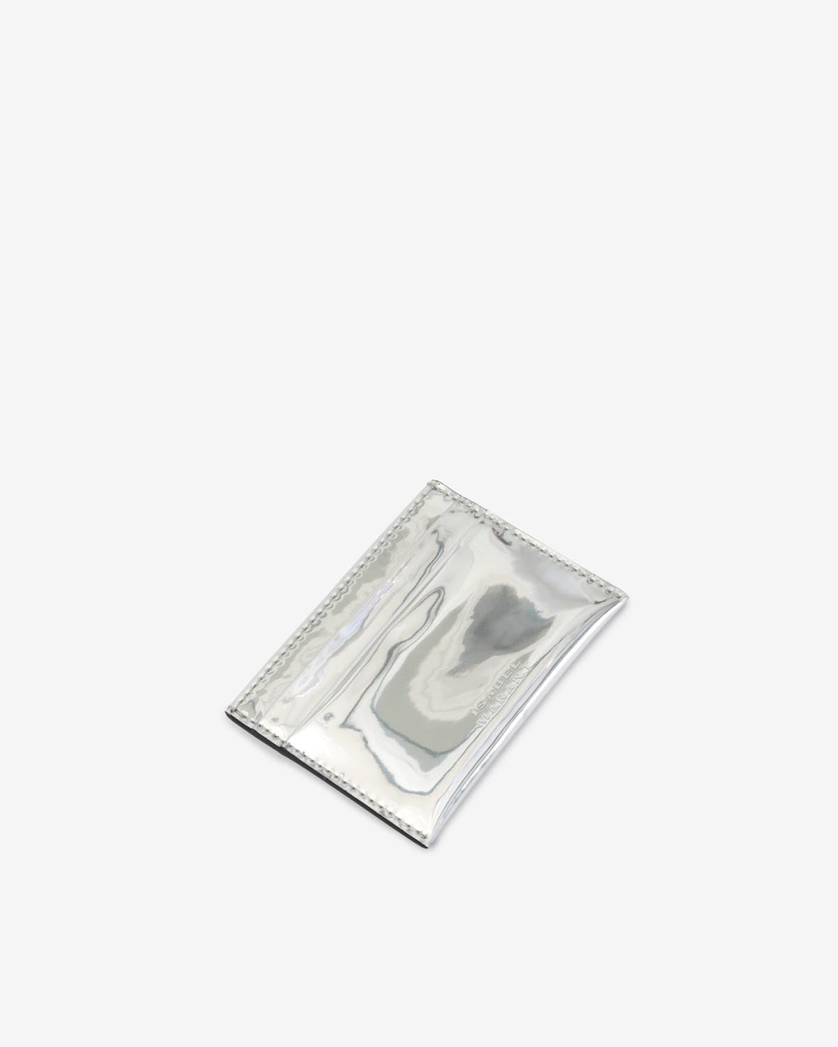 Chiba portacarte in pelle Woman Argento 5