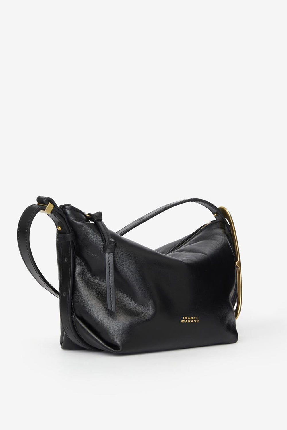 Leyden mini bag in lambskin leather - Black - Woman - 5