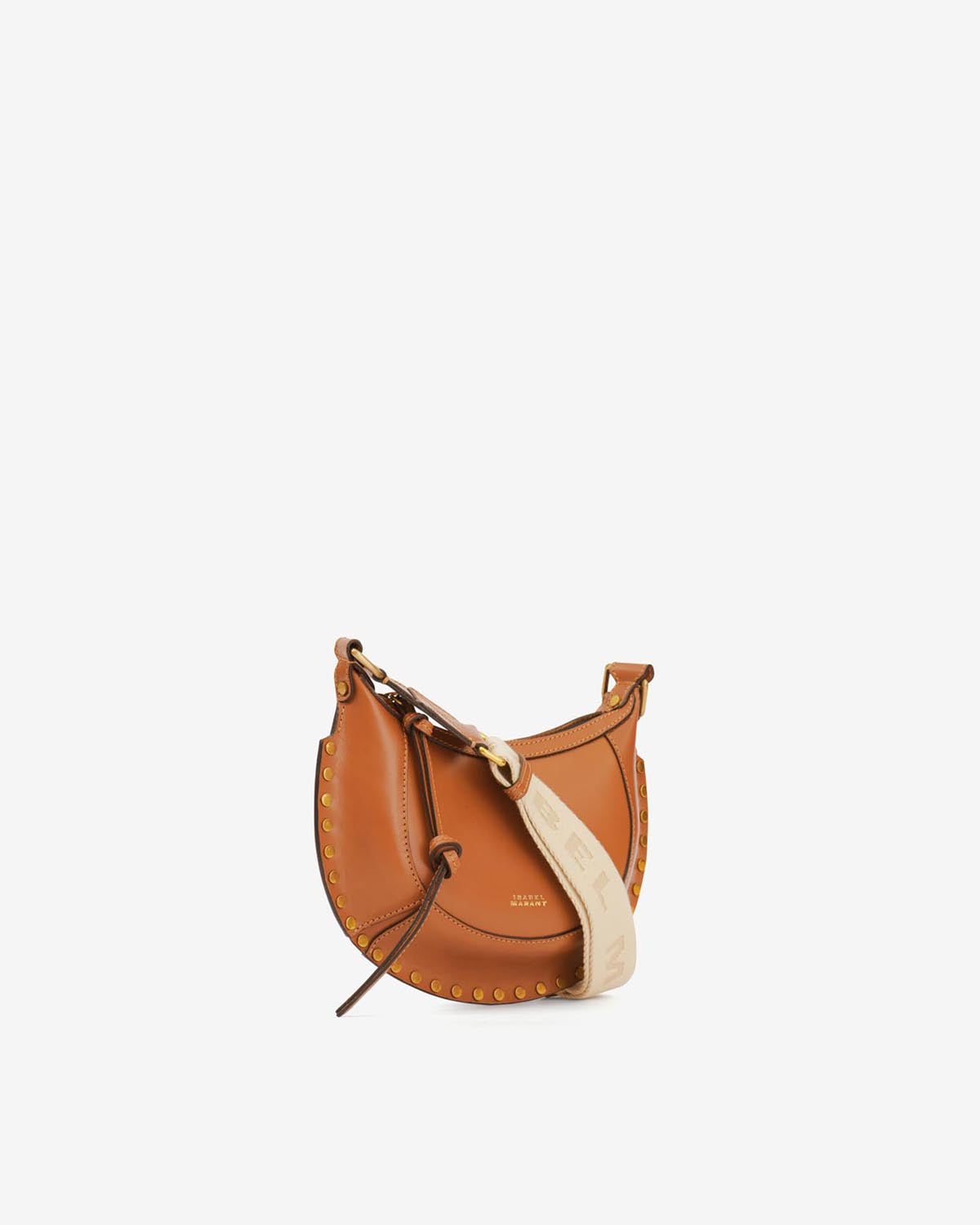 Mini moon bag Woman Cognac 8