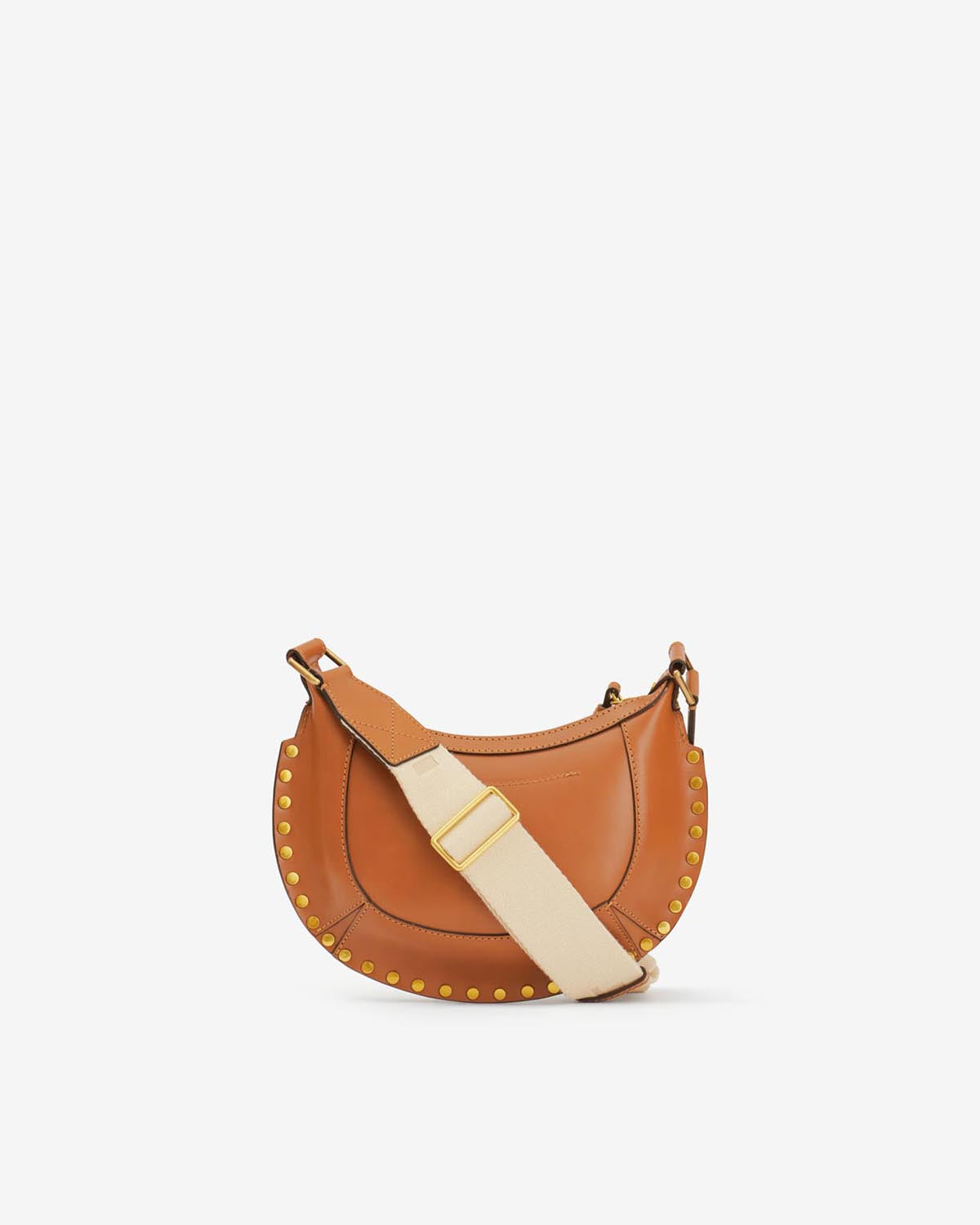 Mini moon bag Woman Cognac 9