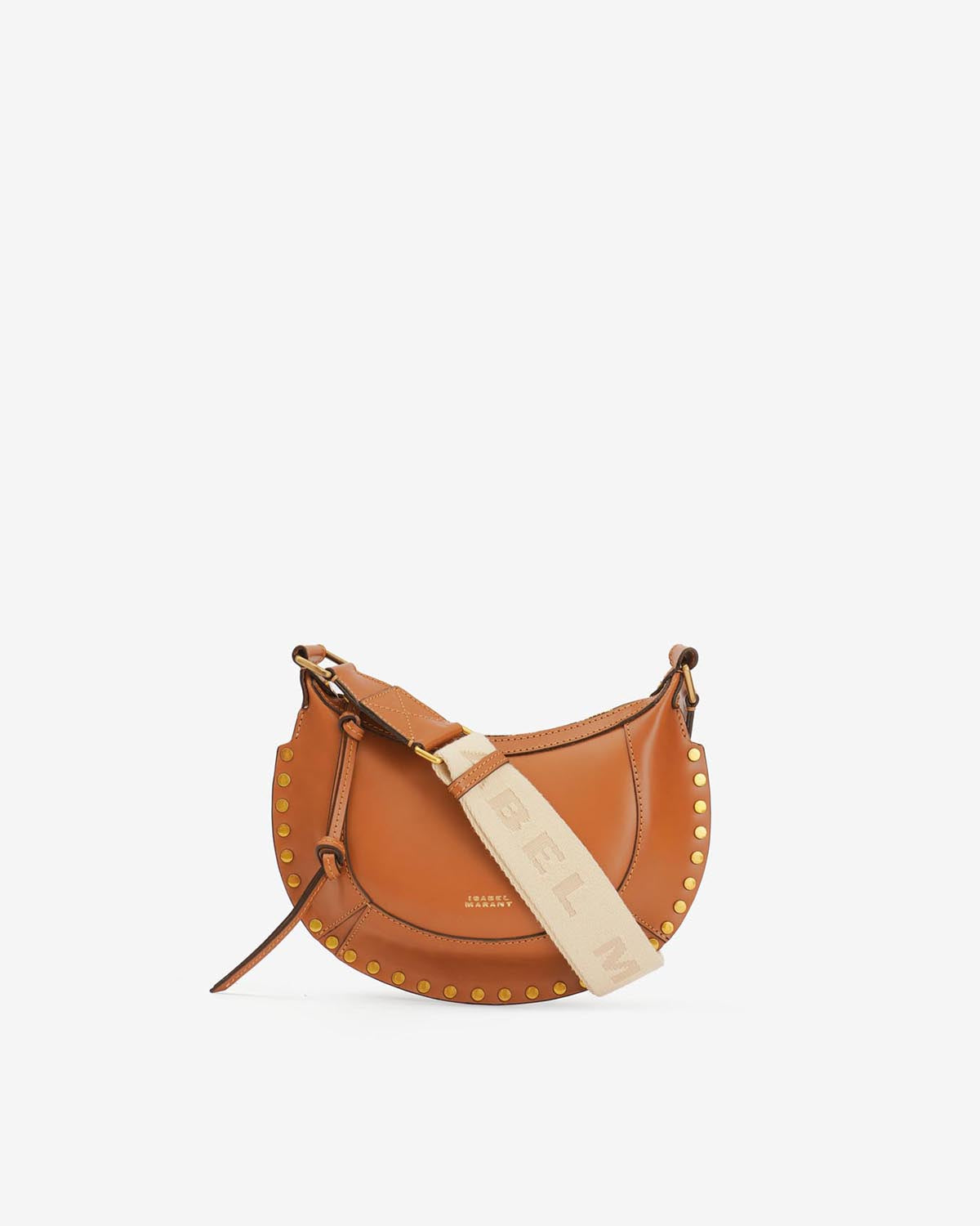 Mini moon bag Woman Cognac 10