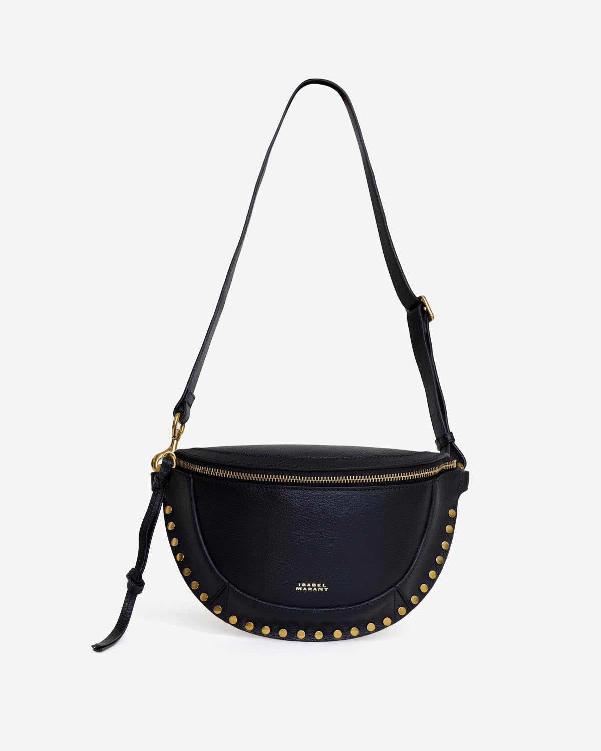 Skano tasche aus genarbtem leder Woman Schwarz 4