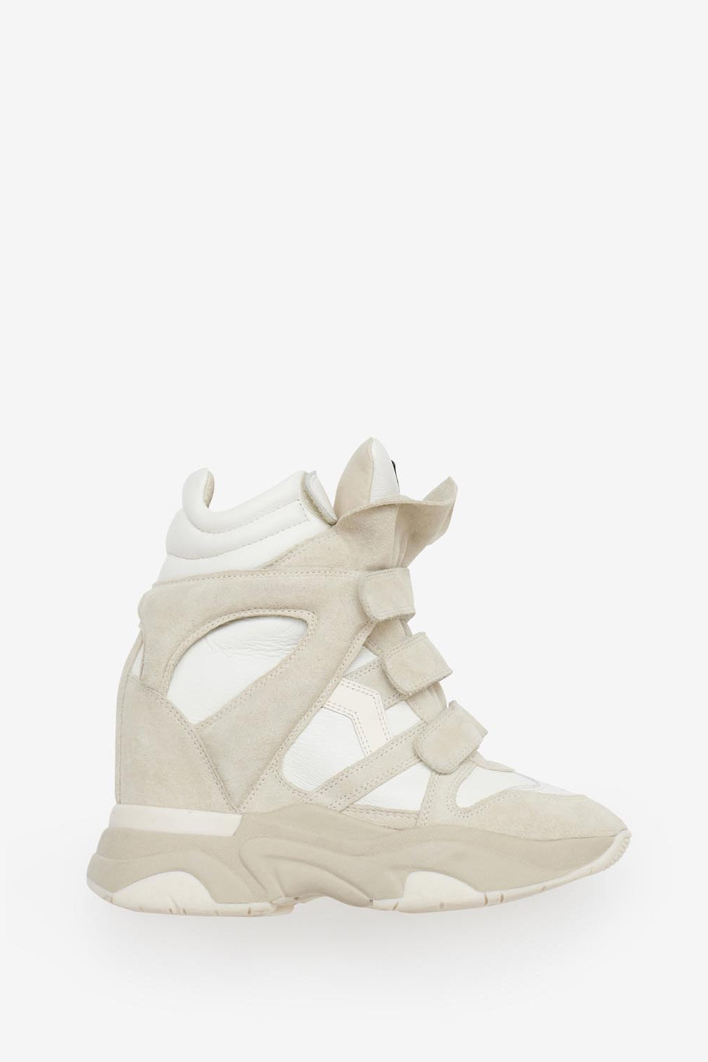 Balskee high-top leather wedge sneakers - White - Woman - 1