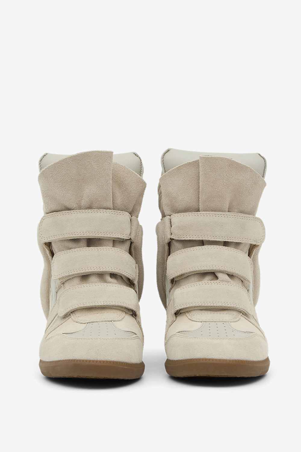 Bekett leather wedge sneakers - Ecru - Woman - 4