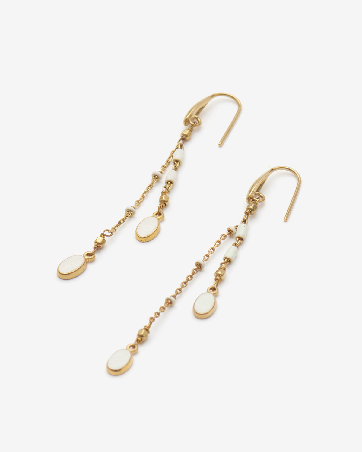 Boucles d'oreilles casablanca Woman Écru 3