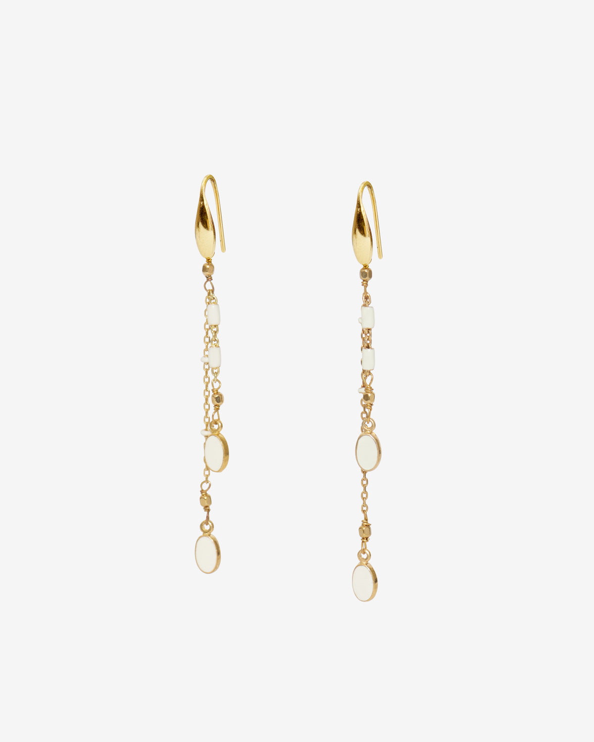 Boucles d'oreilles casablanca Woman Écru 4