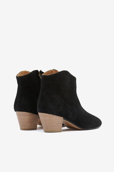 Dicker カーフスエードレザー製 ブーツ - ウォッシュドブラック - Woman - 3