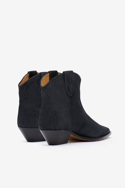 Dewina カーフスエードレザー製 サンティアゴブーツ - ウォッシュドブラック - Woman - 3