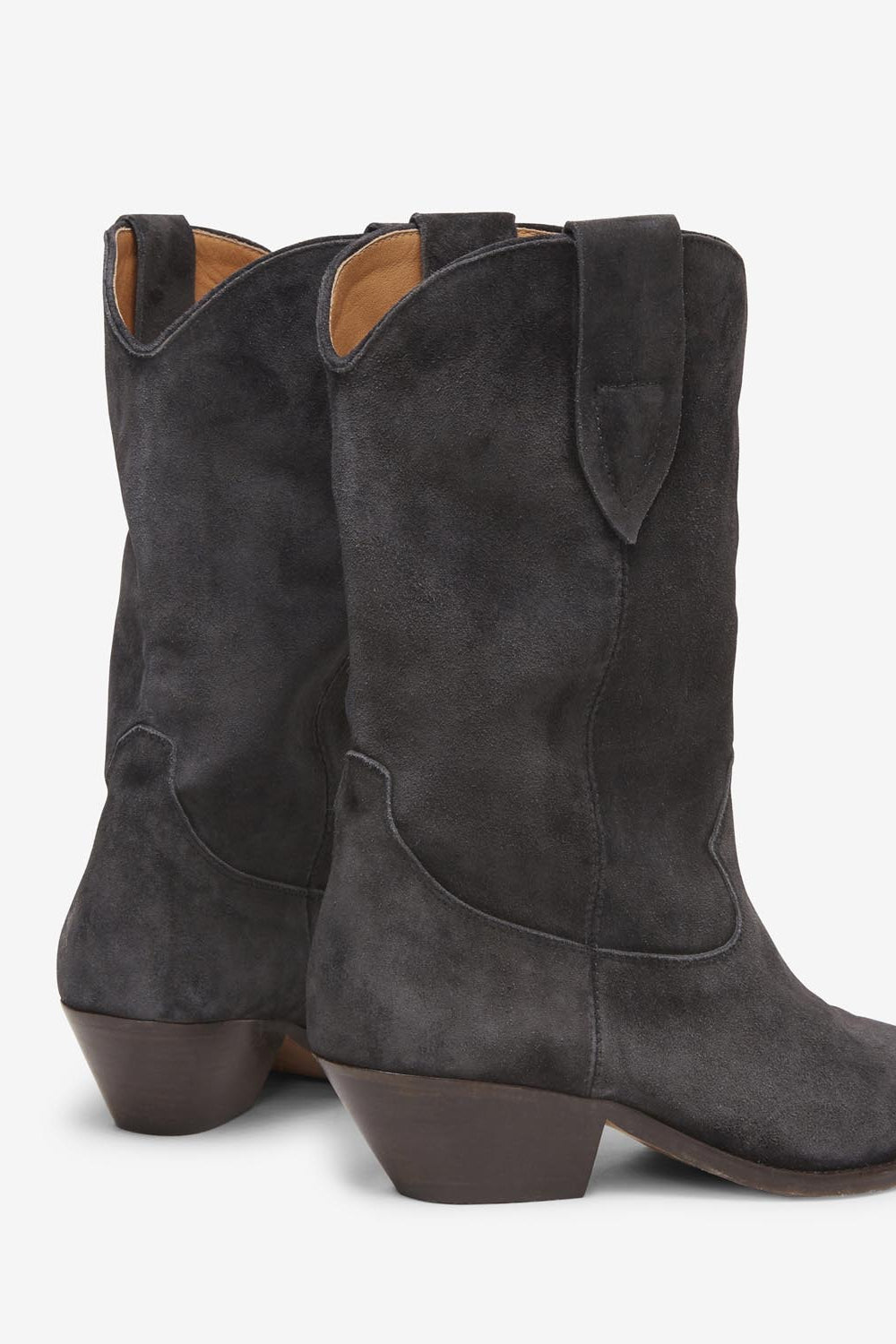 Duerto カーフスエードレザー製 サンティアゴブーツ - ウォッシュドブラック - Woman - 2