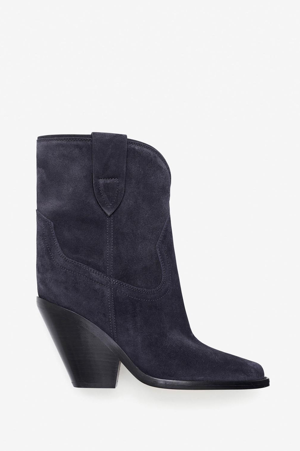 Leyane ヒール サンティアゴブーツ - ウォッシュドブラック - Woman - 1