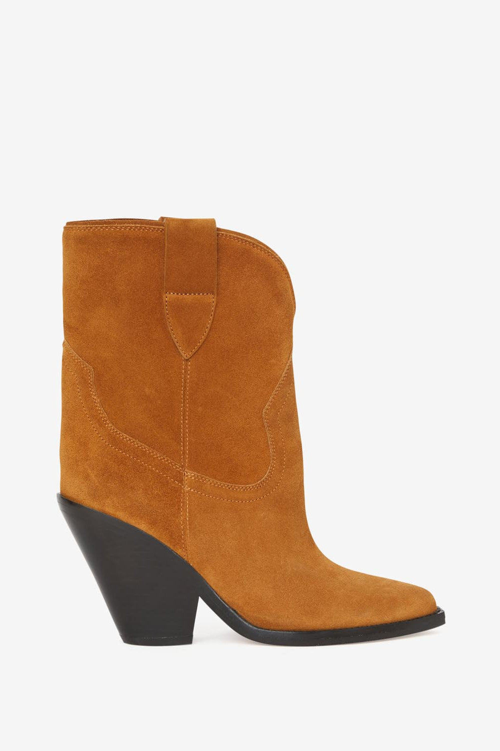 Leyane ヒール サンティアゴブーツ - Cognac - Woman - 1