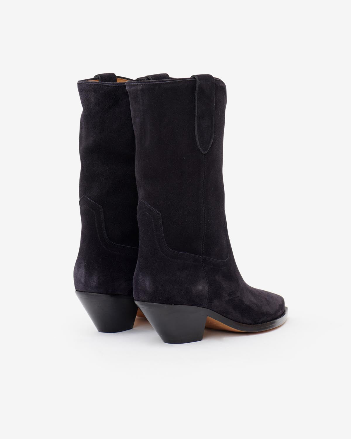 Santiag-stiefel dahope Woman Schwarz gewaschen 2