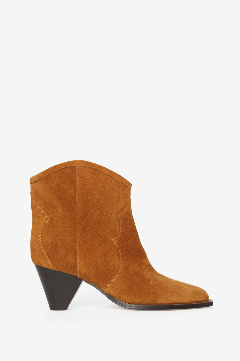 Darizo ヒール付き サンティアゴブーツ - Cognac - Woman - 1