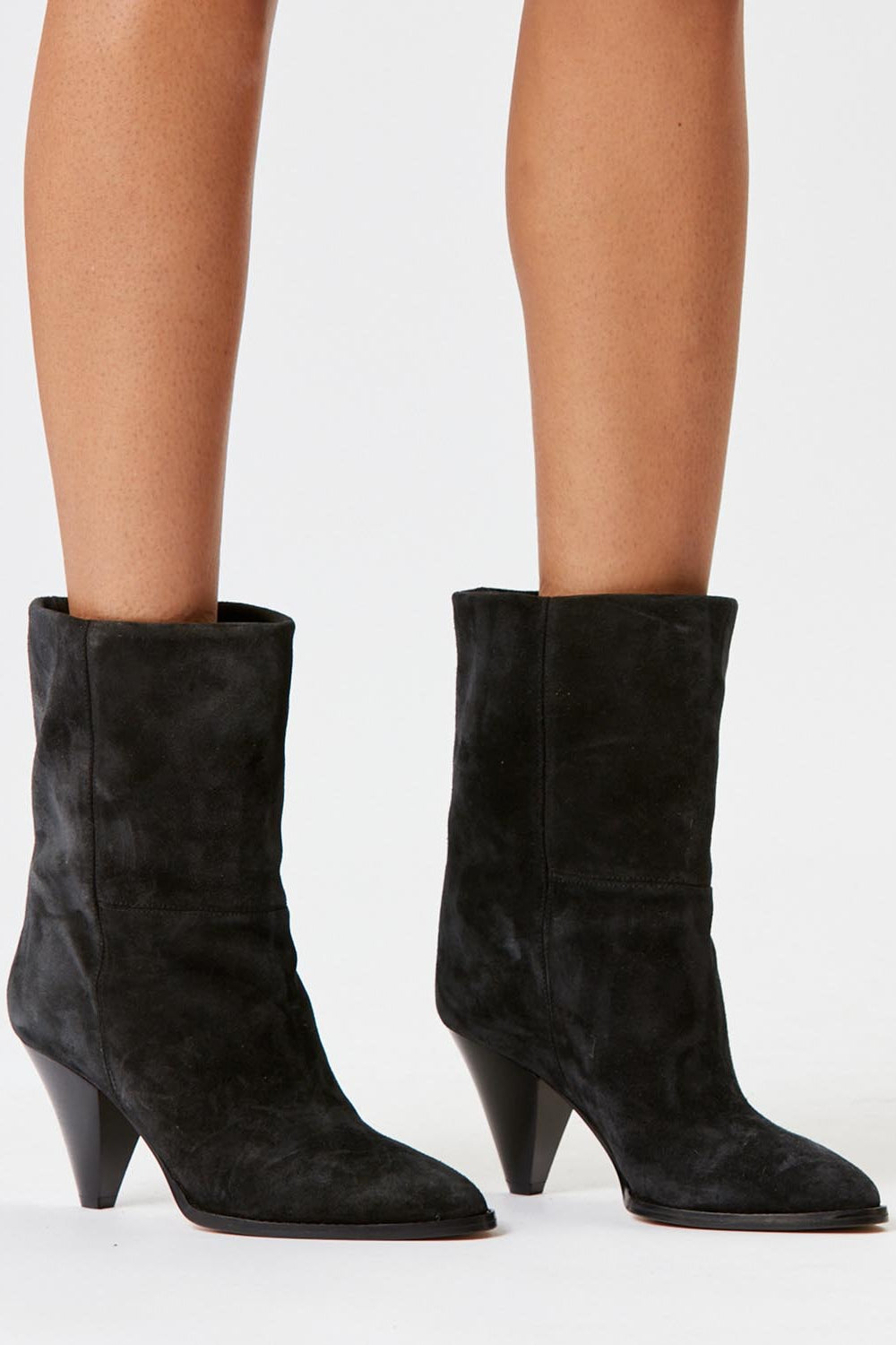 Rouxa suede ankle boots - 黒 - Woman - 9