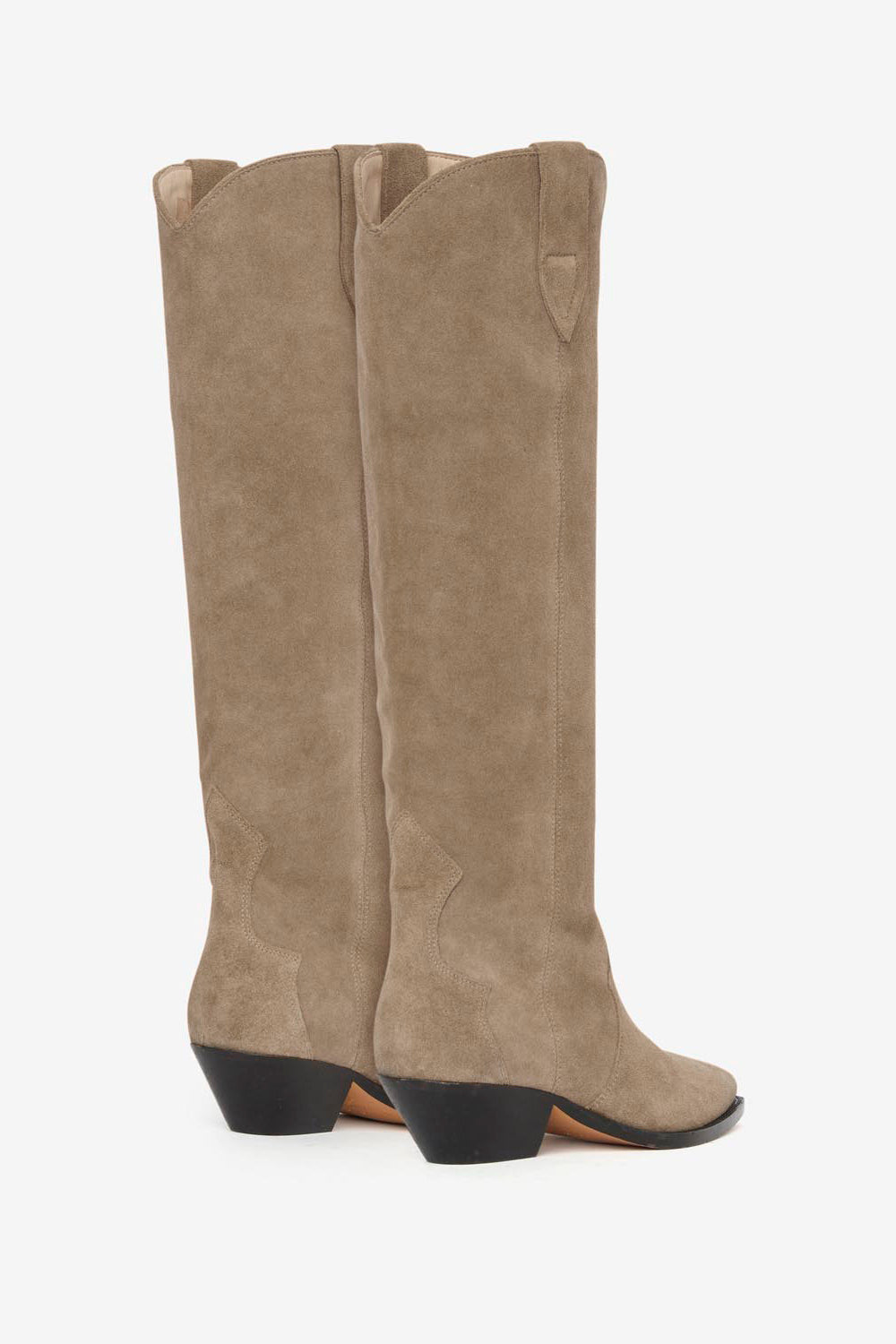 Denvee カーフスエードレザー製 サンティアゴブーツ - Taupe - Woman - 2